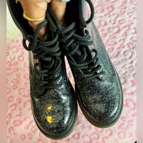 Dr. Martens Black Glitter Combat Boots
Women’s Size: 5 - Picture 7 of 8